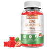 Zinc Gummies - 50mg High Potency Zinc with Vitamin C + Vitamin D3 + Elderberry - Immune Health Support - Vegan, Non-GMO and Gluten Free - 60 Gummies