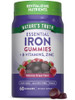 Nature's Truth Iron Gummies | 60 Count | Vegan, Non-GMO & Gluten Free Supplement | with Zinc & B Vitamins | Grape Flavor