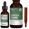 Organic Lugol's Iodine, Iodine and Potassium Iodide 2% Solution 3000 mcg - Liquid Supplement Drops for Thyroid Support for Women & Men, Metabolism He