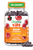 Iron Supplements for Kids | 10mg | with Vitamin C | Great Tasting Iron Gummies for Kids | Vegan Non GMO Kids Iron | for Immune Health and Iron Defici