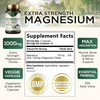 Magnesium Mineral Supplement 1000 mg - High Potency Magnesium Citrate for Bone, Heart Health, Nerves & Muscle Support, Nature's Magnesium Complex for
