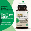 Futurebiotics Zinc Triple Action 30mg Key Nutrient Blend Immune Support Supplement with Zinc Acetate, Picolinate & Orotate - Immune, Antioxidant & Sk