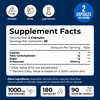 We Like Vitamins D-Mannose 1000mg Capsules - 180 Easy to Swallow Veggie Capsules - Cranberry D Mannose Supplement Helps Support Bladder and Urinary T