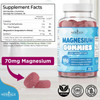 Magnesium Gummies - Calming Anti-Stress Gummies, Magnesium Supplement for Adults and Kids, Vegan, Gelatin-Free, Gluten-Free, Non-GMO, Delicious Natur