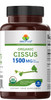 Brieofood Organic Cissus Quadrangularis 1500mg, 45 Servings, Vegetarian, Gluten Free, 90 Vegetarian Tablets