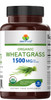 Brieofood Organic Wheatgrass 1500mg, 45 Servings, Vegetarian, Gluten Free, 90 Vegetarian Tablets