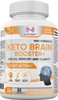 Keto Brain Booster - Brain Supplement - Focus, Concentration, Memory Neuro Supplement for Women & Men - Supports Learning, Energy, Immunity - All Nat