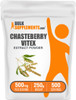 BulkSupplements.com Chasteberry Extract Powder - Chasteberry Sourced from Vitex Berry, Herbal Supplement - Vegan & Gluten Free, 500mg per Serving, 25
