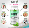 WIXAR NATURALS Sea Moss Gummies - Natural Irish Sea Moss and Bladderwrack with Burdock Gummy - 60 Gummies - Vegan - Healthy Immune, Gut & Overall Wel