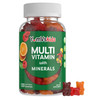 YumVs Kids Multivitamin Gummies - Fruit Flavored Chewable Children's Multivitamin - Kids Vitamins Multivitamin Gummy with 12 Minerals & Vitamins A C