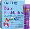 LOVEBUG Probiotics for Babies - Organic Baby Probiotics 6-12 Months for Baby Immune Support, Gas, Colic, Diarrhea & Infant Constipation Relief Sugar-