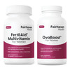 FertilAid for Women & Ovaboost Combo, Female Fertility Supplement & Natural Fertility Vitamin with Myo-Inositol, Vitex & Vitamins to Support Ovulatio
