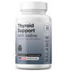 Thyroid Support Supplement with Iodine, L-Tyrosine, Vitamin B12 & Selenium, 30 Veg Capsules - Energy, Metabolism & Focus Support