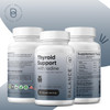 Thyroid Support Supplement with Iodine, L-Tyrosine, Vitamin B12 & Selenium, 30 Veg Capsules - Energy, Metabolism & Focus Support