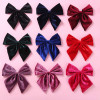 Spenlly Women Girls Velvet Hair Bows Clip Big Hair Bow Alligator Clip Hair Barrettes Hair Accessories for Little Girls Kids Teens (Wine Red)