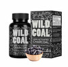 Wild Foods Activated Charcoal Capsules | 100% Organic Coconut Shells Active Tablets for Bloating | Lab Tested & Non-GMO Detox Pills | Made in USA (12