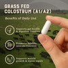 HEART & SOIL 100% Grass Fed & Finished Colostrum Supplement from Regenerative Cattle for Gut, Muscle & Immune Health  3000mg Bovine Colostrum Capsul