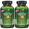 Irwin Naturals Deep Tissue Collagen-Pure  80 Liquid Soft-Gels  Advanced Hydrolyzed Collagen + Joint & Skin Nourishment - 2 Pack
