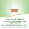 Nature's Way Algal Oil Omega-3, Supports Eye & Brain Function*, 1000 mg EPA/DHA per Teaspoon(1), Vegan-Friendly Liquid Formula, Cranberry-Orange Flav