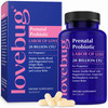 LOVEBUG Prenatal Probiotic Supplement - 7 Probiotics & Prenatal Vitamins for Women, 20 Billion CFU, with Soothing Peppermint, Ginger, Raspberry Leaf