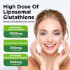 Liposomal Glutathione Supplement 2000mg, Liquid Glutathione Drops with Vitamin C, Master Antioxidants for Immune System, Aging Defense, Skin Headth,