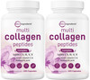 Micro Ingredients 2 Pack Multi Collagen Pills for Women & Men, 480 Capsules | Type I, II, III, V, X | Hydrolyzed Protein Peptides with Biotin, Hyalur