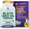 Black Seed Oil 1000mg per Serving. Non-GMO & Vegetarian Black Seed Oil Capsules 45 Day Serving. Organic Cold Pressed Black Cumin Seed. Nigella Sativa