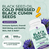 Black Seed Oil 1000mg per Serving. Non-GMO & Vegetarian Black Seed Oil Capsules 45 Day Serving. Organic Cold Pressed Black Cumin Seed. Nigella Sativa