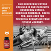 Natures Craft Raspberry Ketones Weight Loss Keto Supplement with Pure African Mango Apple Cider Vinegar and Green Tea - Natural Fat Burner Metabolism