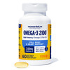 Oceanblue Professional Omega-3 2100mg Fish Oil Supplement  Triple Strength, High Potency EPA, DHA & DPA  Burpless, Wild-Caught, Natural Orange Flav