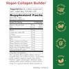 Vegan Collagen Builder - Organic Whole Foods Fruits + Veg, Silica, Lutein, Vitamin C, Biotin, Grape Seed - Amino Acids Glycine, Lysine + Proline Coll