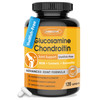 ZEBORA Glucosamine Chondroitin, Joint Supplements for Women/Men, with MSM, Turmeric, Joint Support Supplement, Shellfish-Free, 120 Capsules