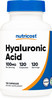 Nutricost Hyaluronic Acid Capsules 100mg,120 Vegetarian Capsules - Gluten Free, Non-GMO