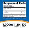 Nutricost Coconut Oil Softgels (1000mg) 120 Softgels - Extra Virgin Coconut Oil - Gluten Free and Non-GMO