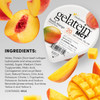 Gelatein MCT Peach Mango: 20 grams of protein. Ideal for swallowing difficulties and fluid restricted diets. Great pre or post-workout snack (Pack of