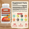 Best Naturals Cinnamon 2000 mg Equivalent with Chromium 400 mcg per Serving - Metabolism Support - 180 Capsules