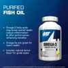 GAT SPORT Omega-3 Fish Oil, High Potency EPA, DHA, Brain, GLP1 Support, 90 Softgels