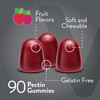 Viteey Prebiotic Fiber Gummies for Adults, 7g - Gut Health & Digestive Soluble Fiber Supplement Gummies - Zero Sugar Added, Vegan, Gluten-Free - 90 C