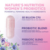 Probiotics for Women's Digestive Health - 50 Billion CFU - 5 Feminine Health Vag Strains, Prebiotic for Vaginal PH Balance, Urinary UT Health, Womens