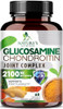 Glucosamine Chondroitin MSM 2100mg - 3x Strength Joint Support Supplement for Joint Mobility & Comfort For Men and Women, Glucosamine Supplements Com
