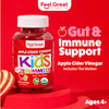 Organic Kids Apple Cider Vinegar Gummies by Feel Great Vitamins | Rich in Digestive Enzymes & Natural Antioxidants for Gut Health | Kids Gummy Suppor