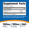 Nutricost Caffeine with L-Theanine, 100mg of Each, 240 Capsules, 240 Servings - Non-GMO and Gluten Free