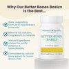 Better Bones Basics by Women's Health Network - Calcium, Magnesium, Zinc, Vitamin D, Vitamin K, Manganese, and Boron - 120 Capsules