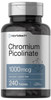 Horbaach Chromium Picolinate 1000mcg | 240 Tablets | Vegetarian Formula | Non-GMO, Gluten Free Supplement