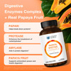 Vitamin World Papaya Enzymes Chewable 500 Tablets - Papain, Amylase & Protease for Digestion & Nutrient Absorption, Papaya Flavor, Gluten Free