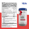 4Life Transfer Factor Cardio - Targeted System Support Dietary Supplement with Ginkgo Biloba, Garlic, Red Yeast Rice, and Resveratrol - 90 Capsules