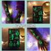 Partywind 132 PCS (12 Sheets) Luminous Easter Temporary Tattoos for Kids Basket Stuffers, Glow Easter Decorations Party Favors Supplies Essentials, E