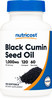 Nutricost Black Seed Oil (Cumin) - Cold Pressed, Source of Omega 3 6 9-120 Softgels, 1000mg Per Serving, 60 Servings - Non-GMO and Gluten Free