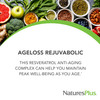 NaturesPlus AgeLoss REJUVABOLIC - 90 Bi-Layered Tablets - Resveratrol Anti-Aging Complex - Vegetarian, Gluten Free - 30 Servings