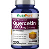 NusaPure Quercetin - Suitable for Vegetarian/Vegan, Non - GMO - 1000 mg - 200 Capsules